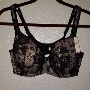 NWT 38DD Cacique bold lace balconette bra